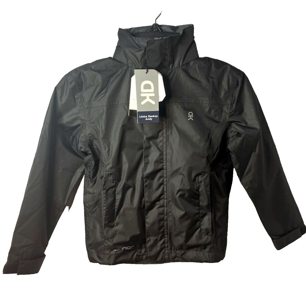 Little Donkey Andy Junior Waterproof Drytech Winter Jacket Black Size 128 New!